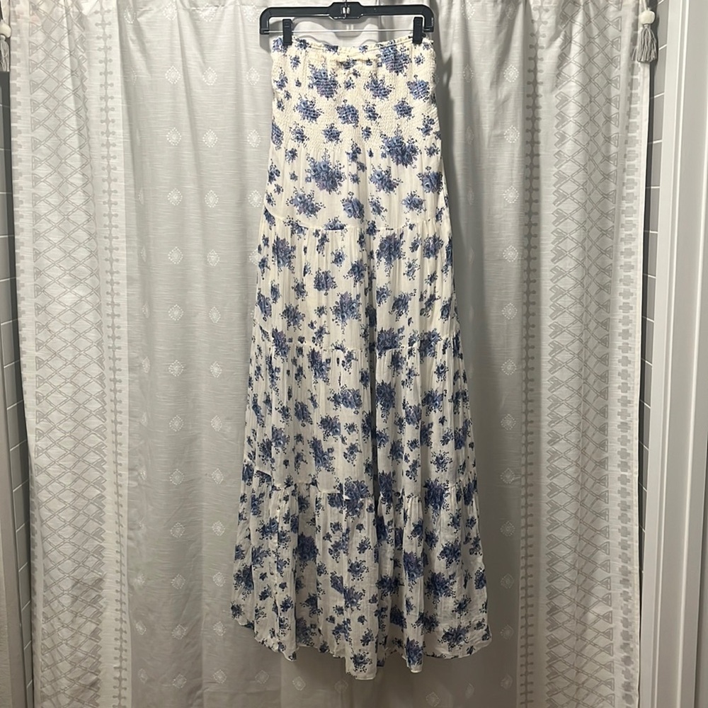 Rebecca Taylor strapless maxi dress with pockets. Sz 4